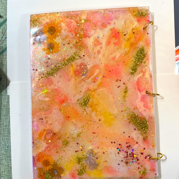 Handmade, by Pippy! Full Size 3 Ring Notebook / Journal REFILLABLE!A4, regular❤️ - Picture 7 of 13